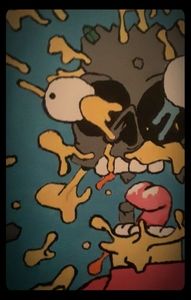 Bart Simpson painting